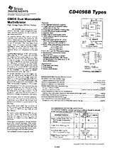 DataSheet CD4098B pdf